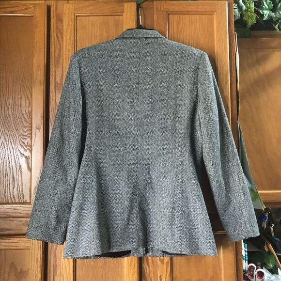 Harris Wallace City College Collared Full Zip Tweed Jacket - 4 - Picture 8 of 12